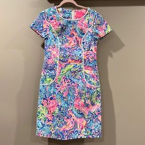 EUC Lilly Pulitzer Shift Dress Size 4